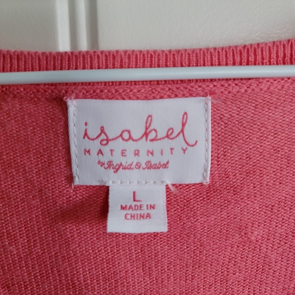 NWOT Isabel Maternity Long Sleeve Ombre Shirt - Picture 6 of 6